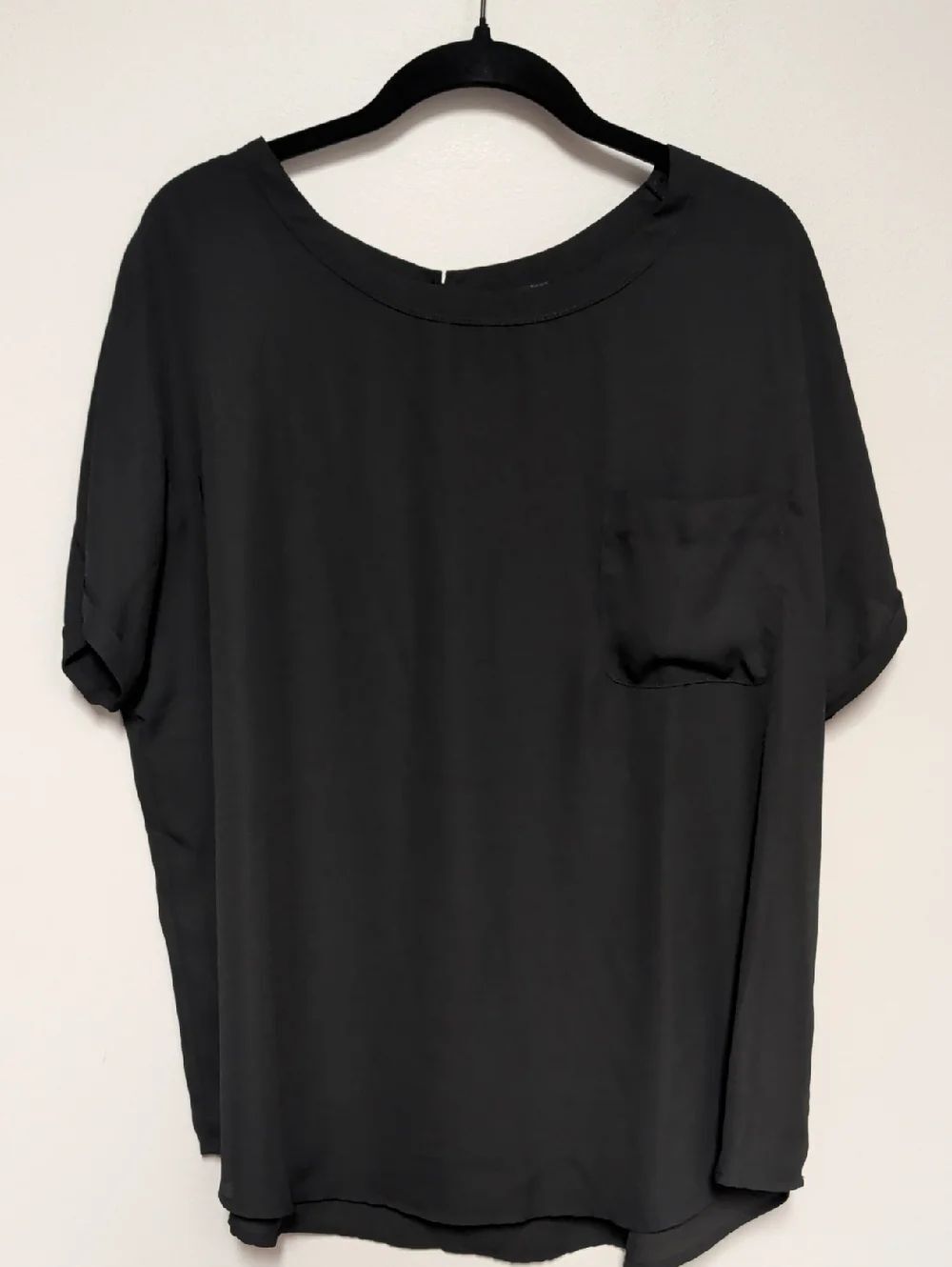 Buffalo David Bitton Black Short-Sleeve Pocket Tee